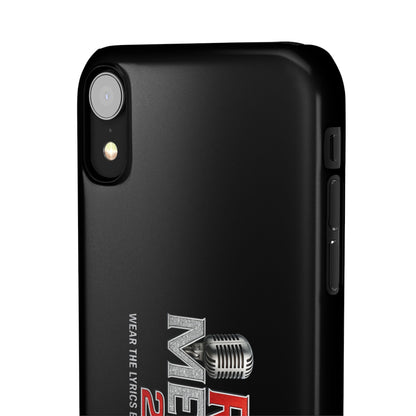 Rap Merch Snap Case for Music Lovers, Hip Hop Phone Cover, Mobile Accessories, Gift for Musicians, Trendy Phone Case