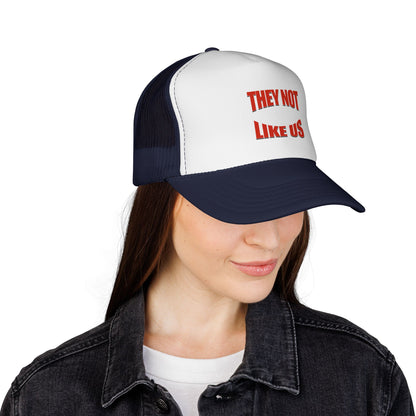 They Not Like Us Bold Statement Trucker Cap - Perfect for Casual Outings, Gifts for Friends, Outdoor Adventures, Sports Events, Summer Festivals