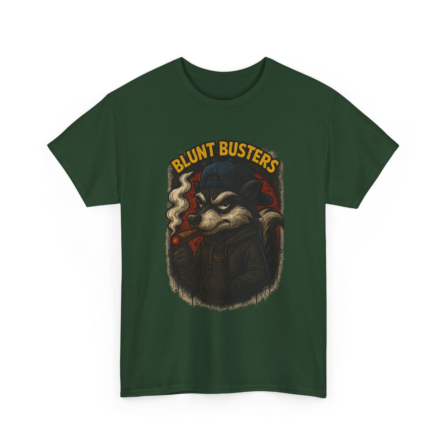 Blunt Busters Unisex Heavy Cotton Tee, Casual Wear, Graphic Tee, Gift for Smokers, Streetwear Style, Unique T-Shirt