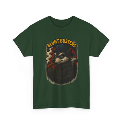 Blunt Busters Unisex Heavy Cotton Tee, Casual Wear, Graphic Tee, Gift for Smokers, Streetwear Style, Unique T-Shirt