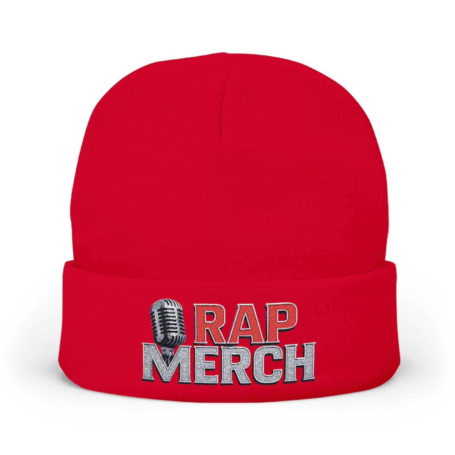 Embroidered Rap Merch Beanie | Hip Hop Knit Cap | Warm Winter Accessory | Music Lover Gift | Trendy Streetwear Hat, Cool Gift Idea