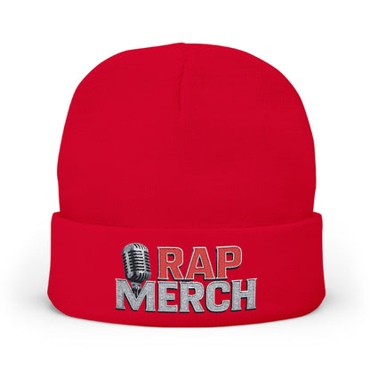 Embroidered Rap Merch Beanie | Hip Hop Knit Cap | Warm Winter Accessory | Music Lover Gift | Trendy Streetwear Hat, Cool Gift Idea