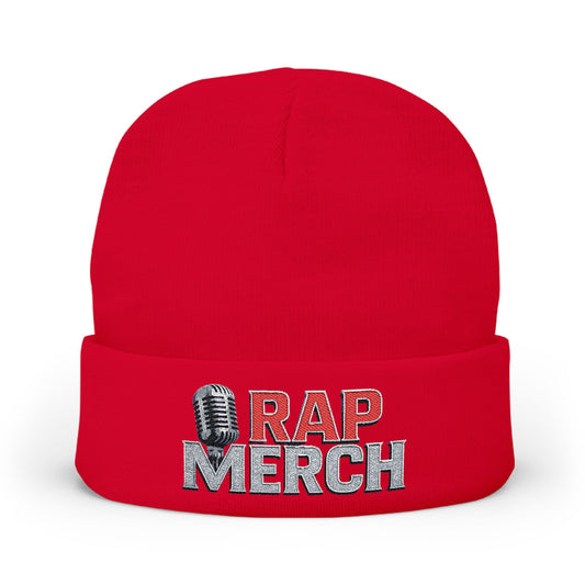 Embroidered Rap Merch Beanie | Hip Hop Knit Cap | Warm Winter Accessory | Music Lover Gift | Trendy Streetwear Hat, Cool Gift Idea