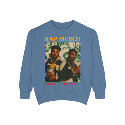 Rap Merch Unisex Garment-Dyed Sweatshirt, Cool Streetwear, Gift for Hip-Hop Fans, Casual Wear, Music Lover's Apparel