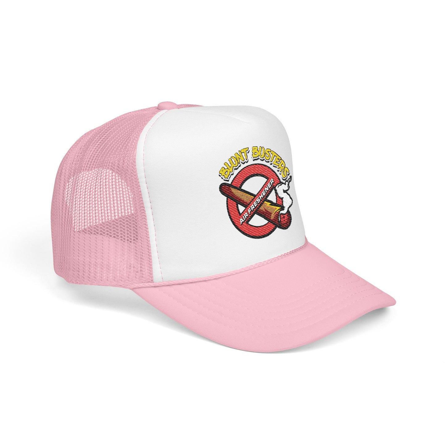 Embroidered Foam Trucker Hat | Retro Rap Merch Cap, Gift for Music Lovers, Festival Accessory