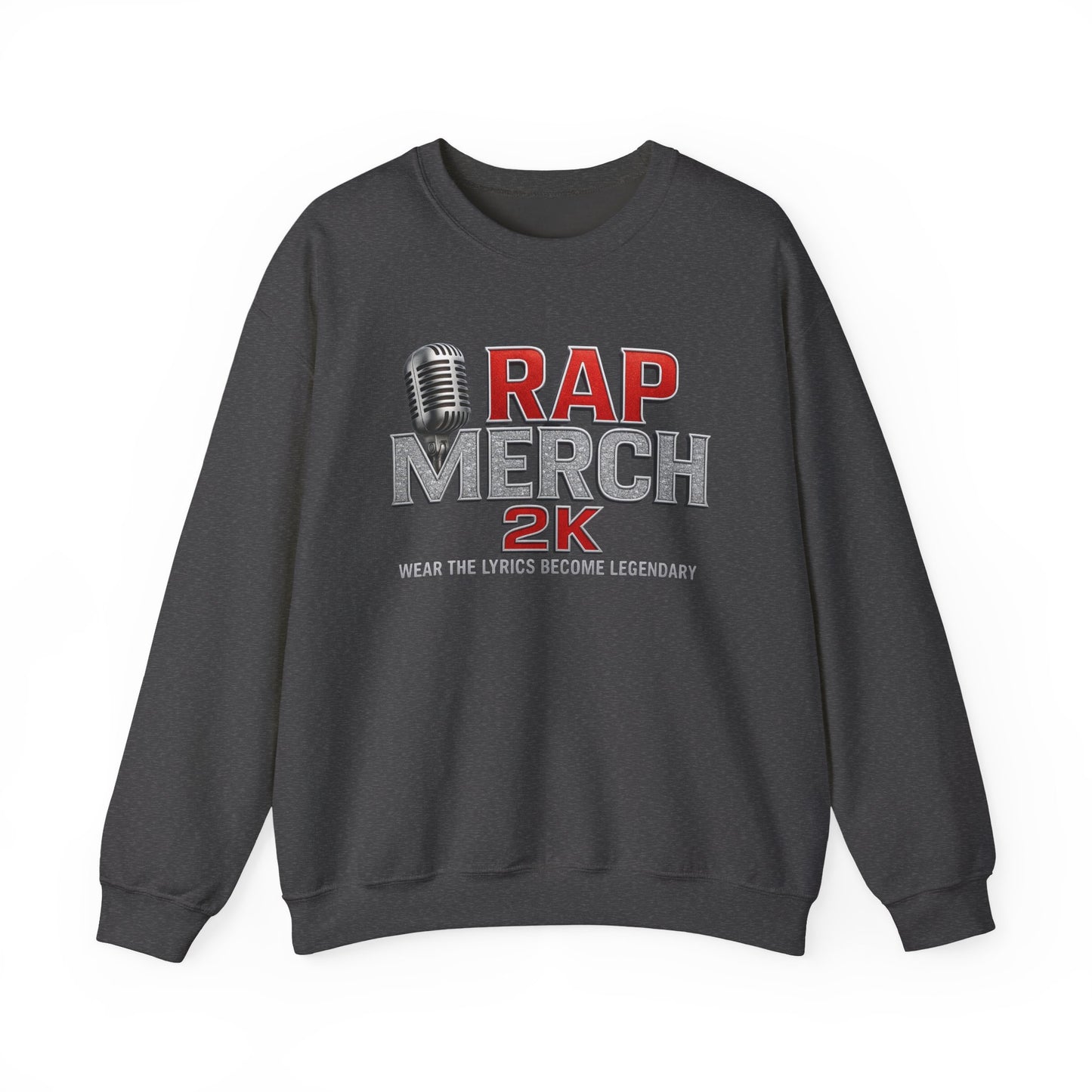 Rap Merchandise Crewneck Sweatshirt, Hip Hop Apparel, Streetwear Gift, Music Lover Sweater, Casual Unisex Sweatshirt