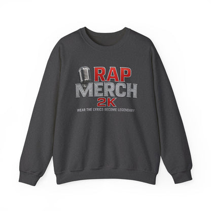 Rap Merchandise Crewneck Sweatshirt, Hip Hop Apparel, Streetwear Gift, Music Lover Sweater, Casual Unisex Sweatshirt