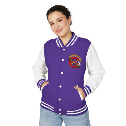 Fun Unisex Heavyweight Letterman Jacket - Retro College Style, Perfect for Casual Outings, Gifts for Him or Her, Air Freshener Design, [...]