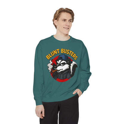 Blunt Busters Unisex Garment-Dyed Sweatshirt - Cozy, Unique Graphic Sweatshirt for Casual Style, Perfect for Gifts, Streetwear, Fall [...]