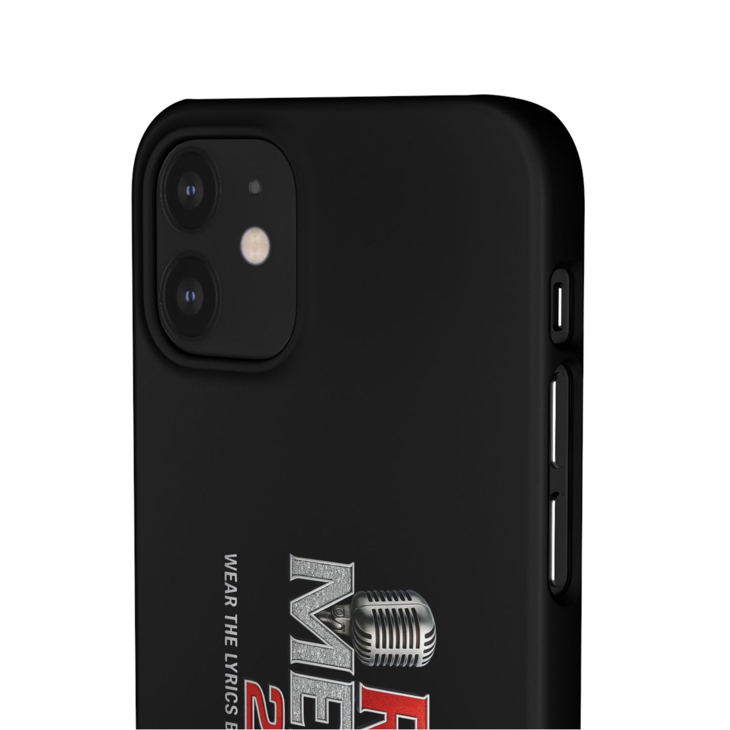 Rap Merch Snap Case for Music Lovers, Hip Hop Phone Cover, Mobile Accessories, Gift for Musicians, Trendy Phone Case