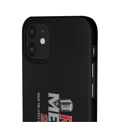 Rap Merch Snap Case for Music Lovers, Hip Hop Phone Cover, Mobile Accessories, Gift for Musicians, Trendy Phone Case