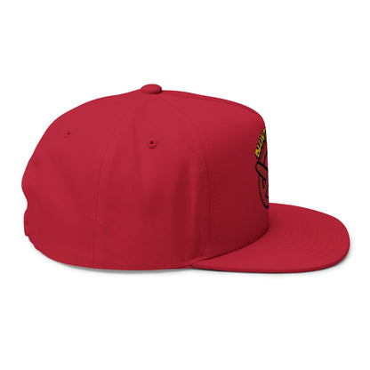 Flat Bill Cap — "Blunt Busters" Embroidered Snapback