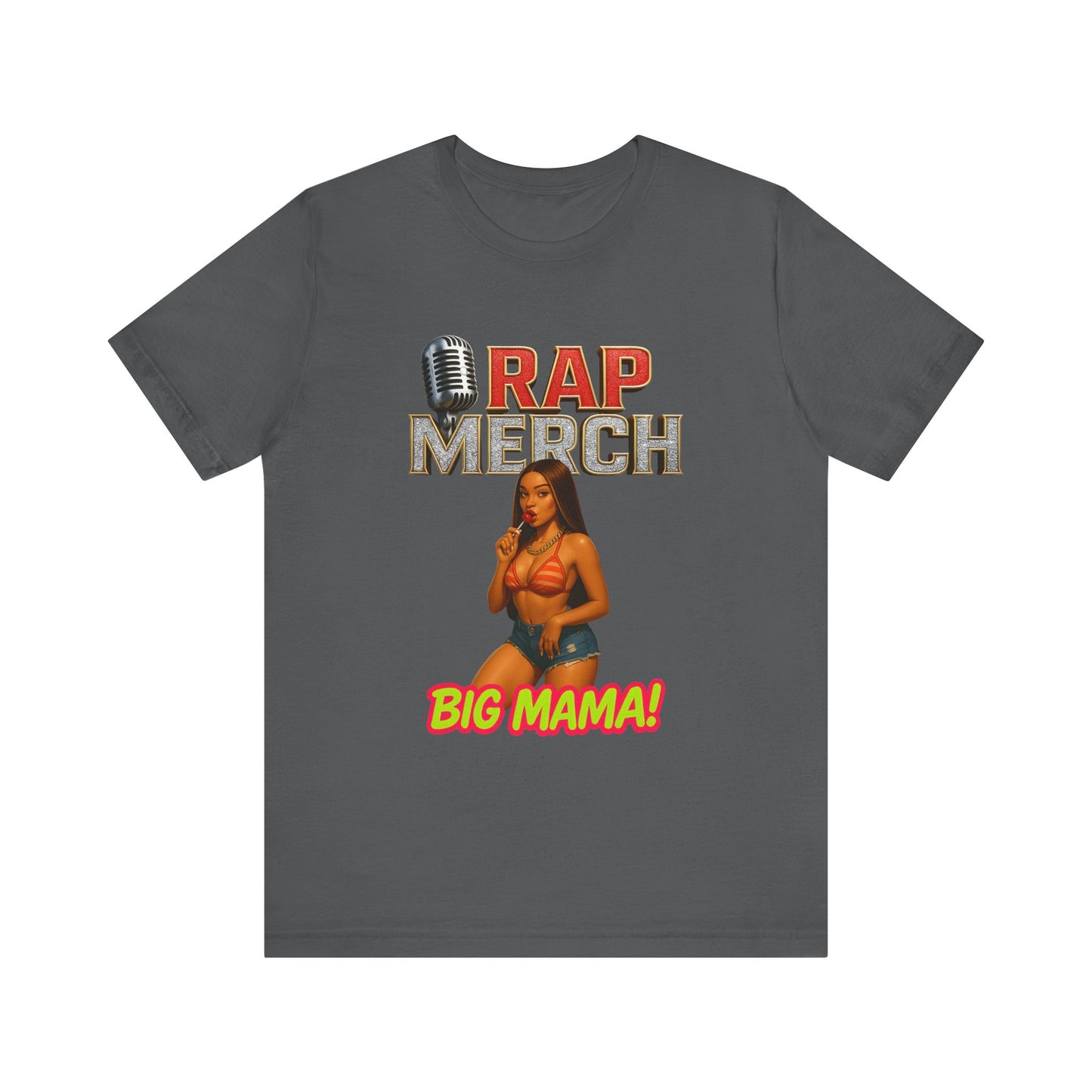 Rap Merch Big Mama Unisex Jersey Tee, Music Fans Shirt, Hip-Hop Apparel, Concert Outfit, Gift for Her