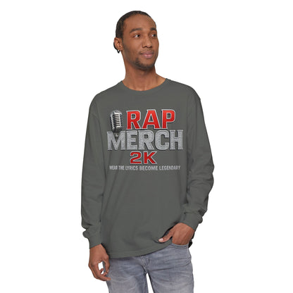 Rap Merch Long Sleeve T-Shirt - Legendary Lyrics Apparel, Music Lover Gift, Unisex Fashion, Casual Wear, Concert Merchandise
