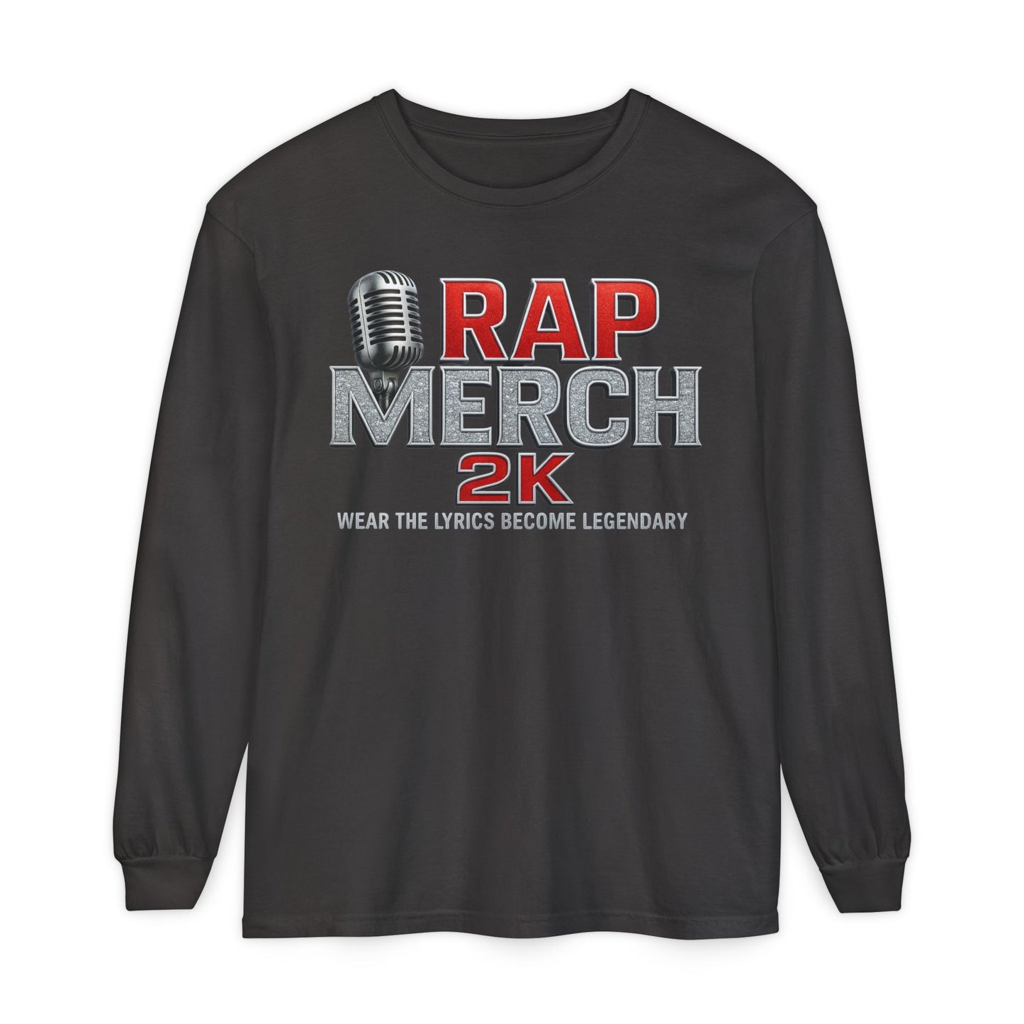 Rap Merch Long Sleeve T-Shirt - Legendary Lyrics Apparel, Music Lover Gift, Unisex Fashion, Casual Wear, Concert Merchandise