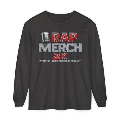 Rap Merch Long Sleeve T-Shirt - Legendary Lyrics Apparel, Music Lover Gift, Unisex Fashion, Casual Wear, Concert Merchandise