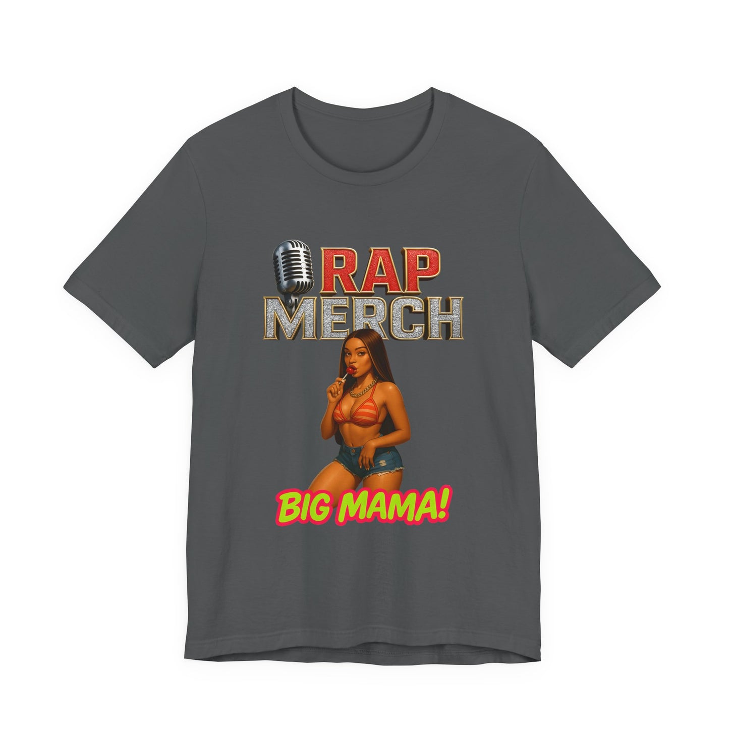 Rap Merch Big Mama Unisex Jersey Tee, Music Fans Shirt, Hip-Hop Apparel, Concert Outfit, Gift for Her