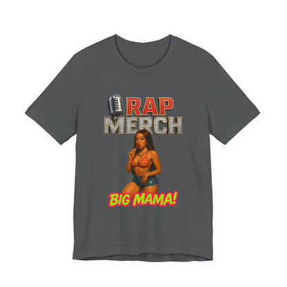 Rap Merch Big Mama Unisex Jersey Tee, Music Fans Shirt, Hip-Hop Apparel, Concert Outfit, Gift for Her