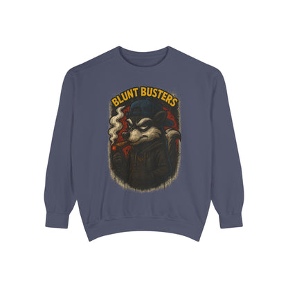 Blunt Busters Unisex Garment-Dyed Sweatshirt - Cozy, Unique Graphic Sweatshirt for Casual Style, Perfect for Gifts, Streetwear, Fall [...]