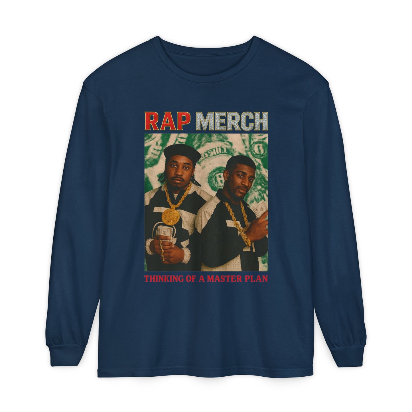 Retro Rap Long Sleeve Tee, Unisex Music Shirt, Hip Hop Tee, Vintage Rap Merchandise, Gift for Music Lovers, Streetwear Top