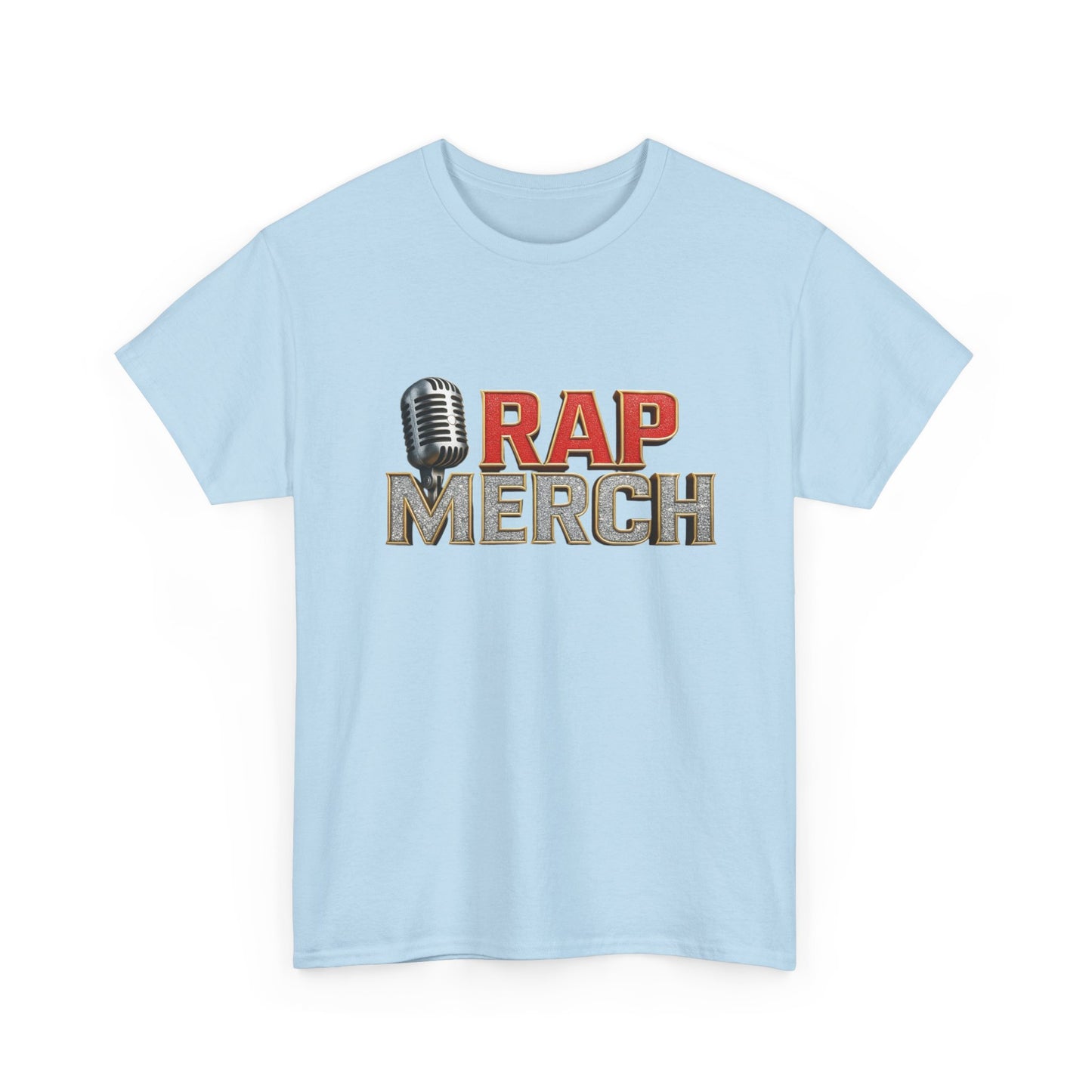 Rap Merch Unisex Heavy Cotton Tee - Hip Hop Style Shirt, Music Lover Gift, Streetwear Apparel, Festival Wear, Casual Outfit
