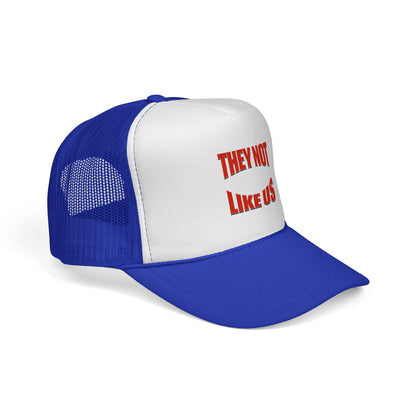 They Not Like Us Bold Statement Trucker Cap - Perfect for Casual Outings, Gifts for Friends, Outdoor Adventures, Sports Events, Summer Festivals