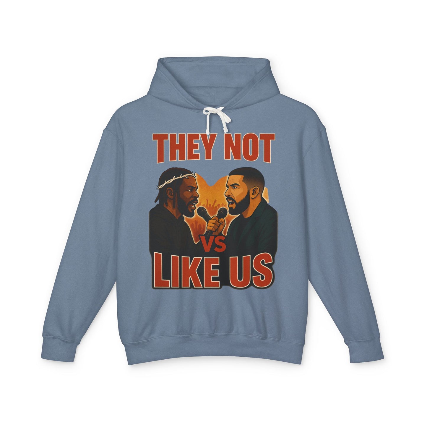 They Not Vs Like Us, Hoodie: Hip-Hop Vibes, Perfect Gift for Music Lovers, Casual Wear, Concerts, Festivals