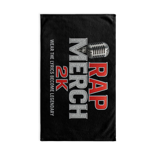 Rap Merch 2K Hand Towel - Music Lovers Gift, Unique Bathroom Decor, Hip Hop Merchandise, Shower Towel, Fun Rap Gift