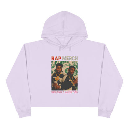 Vintage Rap Merch Crop Hoodie, Hip Hop Sweatshirt, Casual Streetwear, Gift for Music Lovers, Unisex Fashion