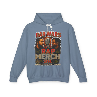 Bar Wars Crop Hoodie, Streetwear, Music Lover Gift, Casual Wear, Festival Apparel, Unique Rap Merchandise