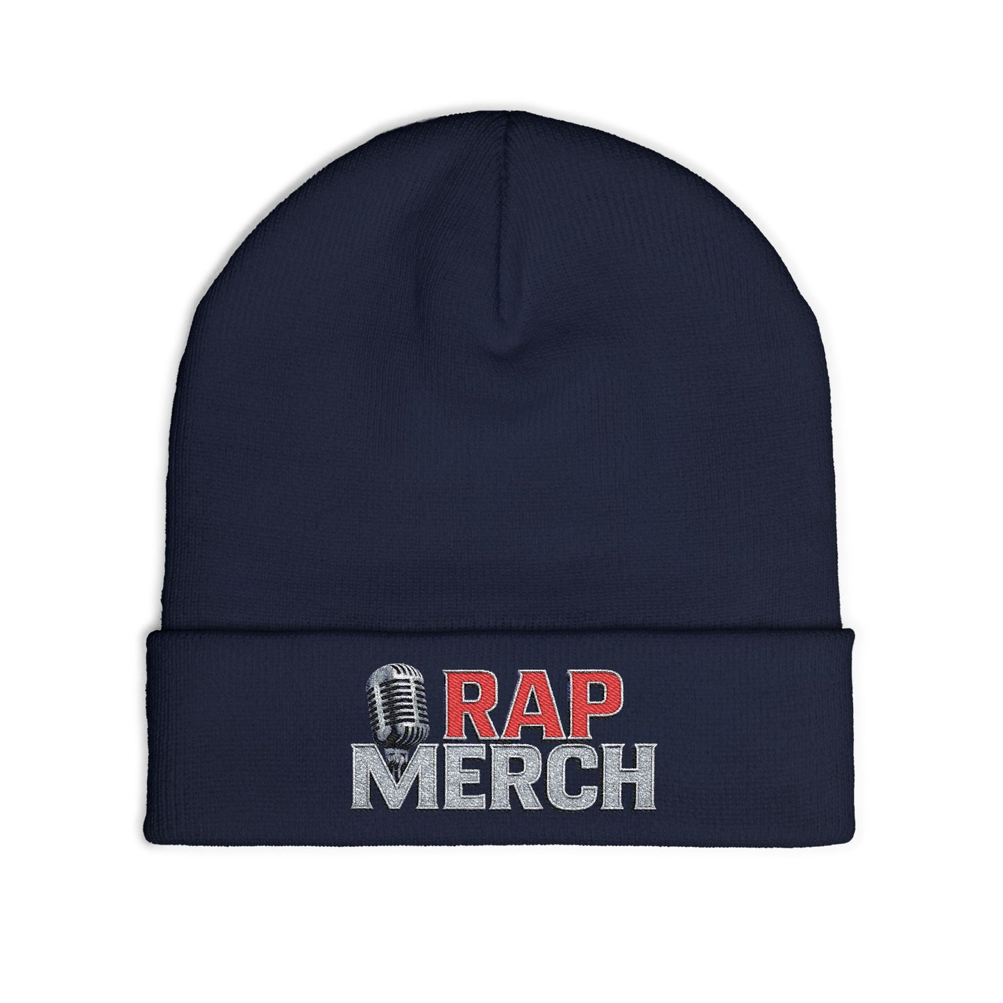 Embroidered Rap Merch Beanie | Hip Hop Knit Cap | Warm Winter Accessory | Music Lover Gift | Trendy Streetwear Hat, Cool Gift Idea