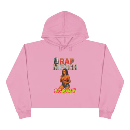 Rap Merch Crop Hoodie, Big Mama Hoodie, Music Lover Gift, Funny Hoodie for Her, Streetwear Crop Top, Casual Cozy Outfit