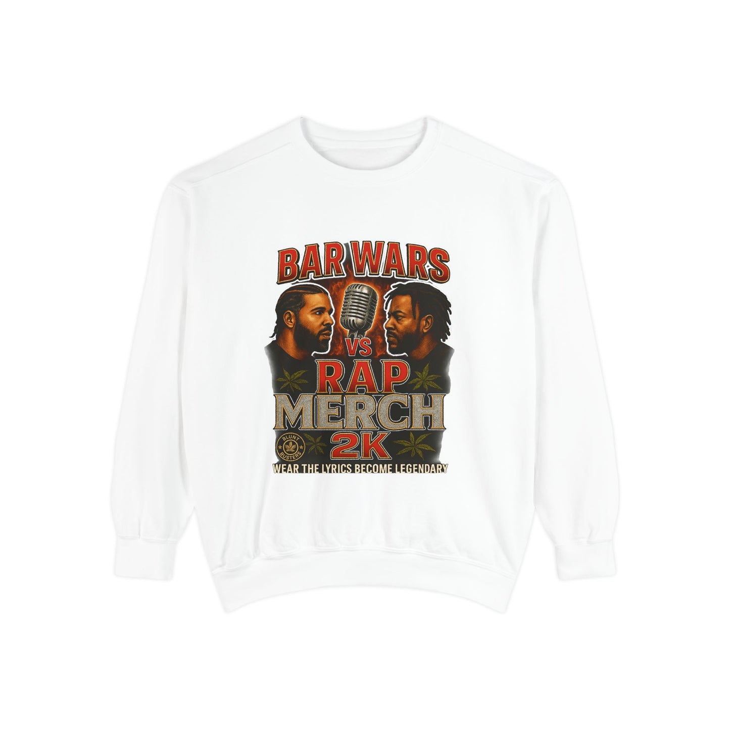 Bar Wars Sweatshirt, Cozy Unisex Garment-Dyed Sweatshirt for Music Lovers, Ideal for Casual Outings, Unique Gift for Rap [...]