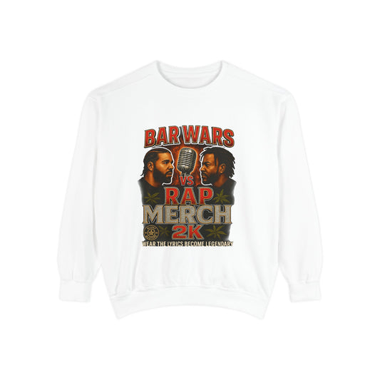 Bar Wars Sweatshirt, Cozy Unisex Garment-Dyed Sweatshirt for Music Lovers, Ideal for Casual Outings, Unique Gift for Rap [...]