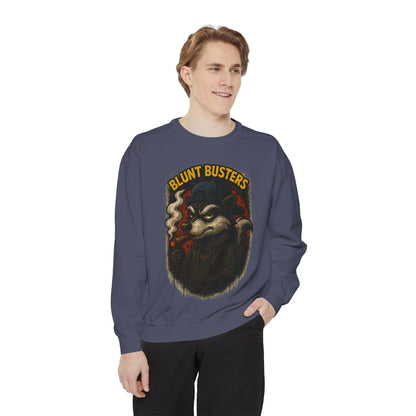 Blunt Busters Unisex Garment-Dyed Sweatshirt - Cozy, Unique Graphic Sweatshirt for Casual Style, Perfect for Gifts, Streetwear, Fall [...]