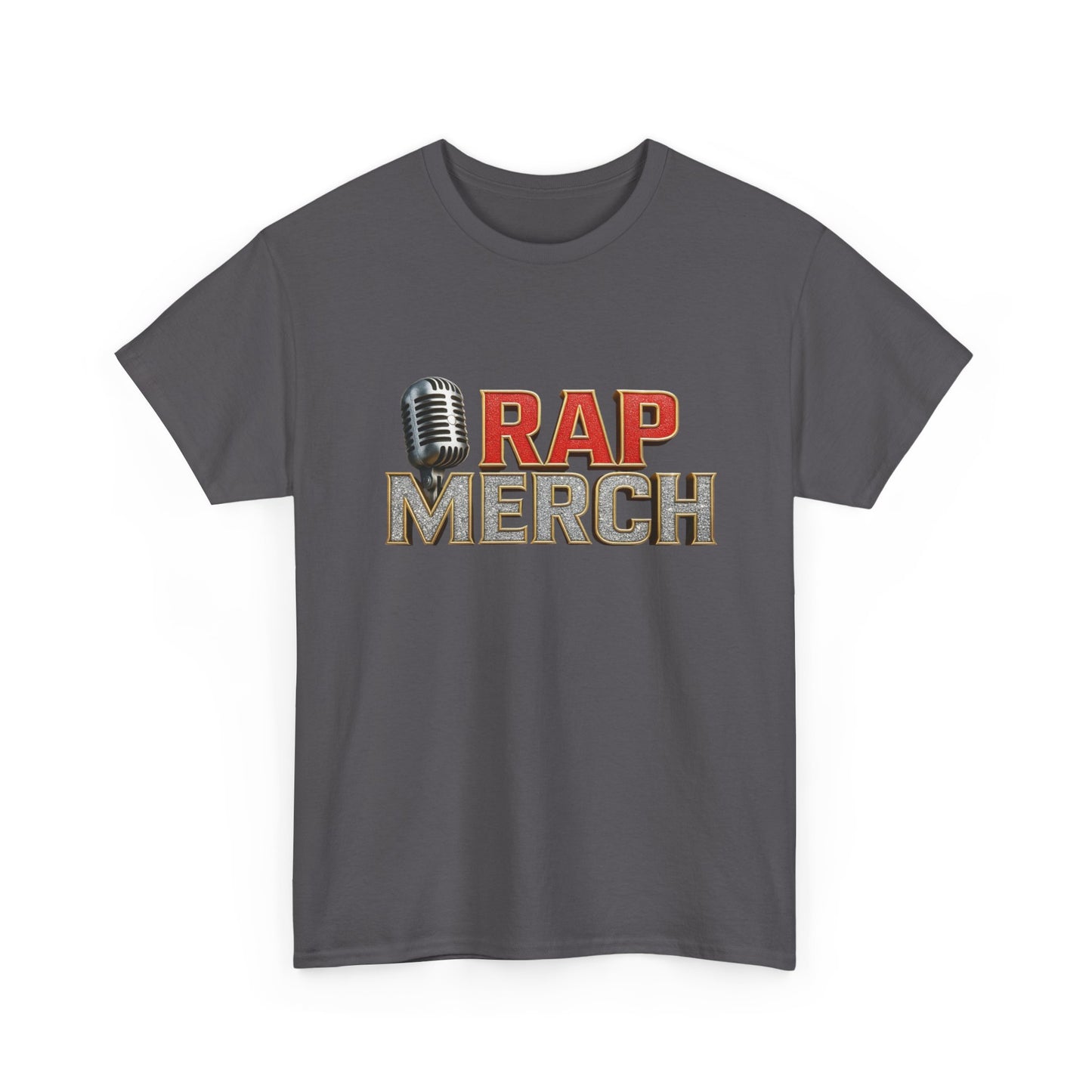 Rap Merch Unisex Heavy Cotton Tee - Hip Hop Style Shirt, Music Lover Gift, Streetwear Apparel, Festival Wear, Casual Outfit