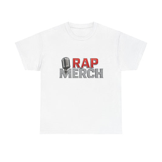 Rap Merch Unisex Heavy Cotton Tee - Perfect for Music Lovers, Gift for Hip-Hop Fans, Streetwear Style, Concert Outfit, Festival Apparel