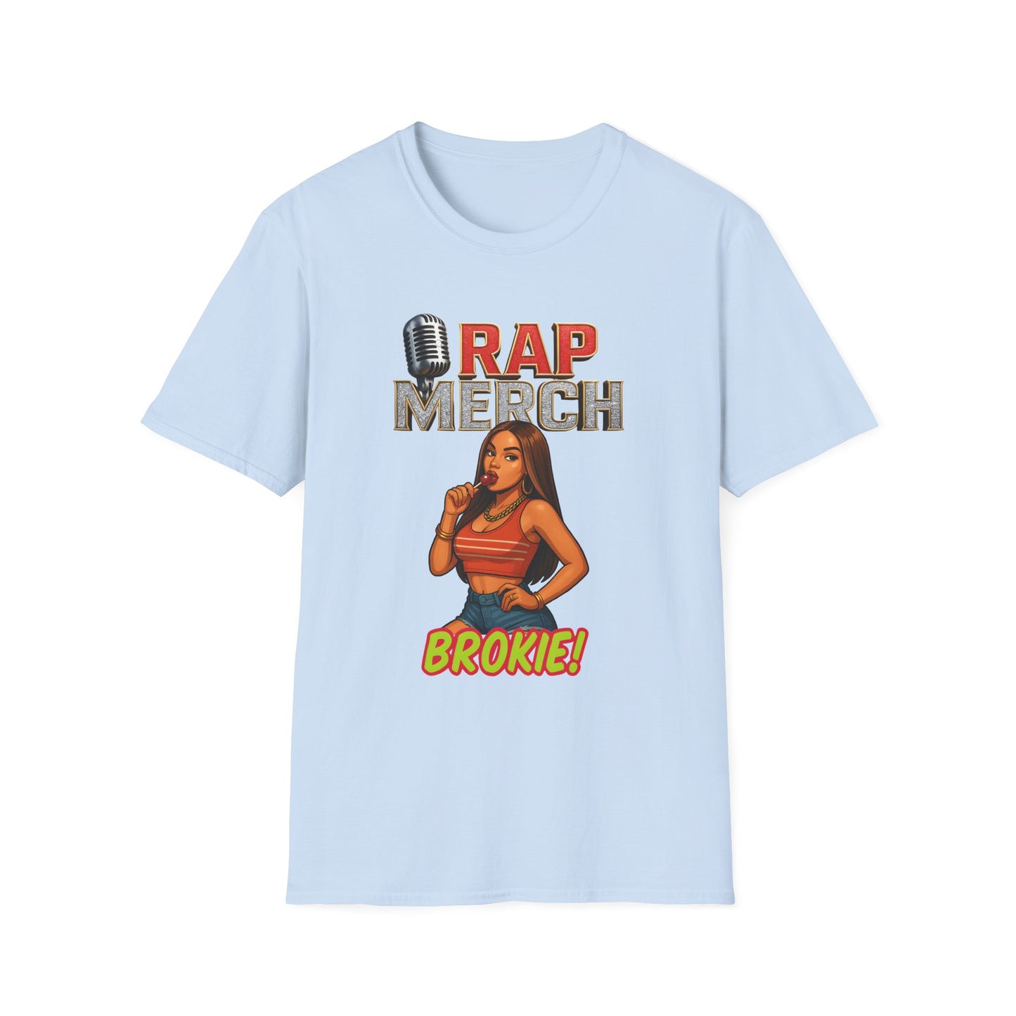 Vibrant Rap Merch T-Shirt, Perfect for Music Lovers, Graphic Tee Gift, Streetwear Fashion, Casual Everyday Wear