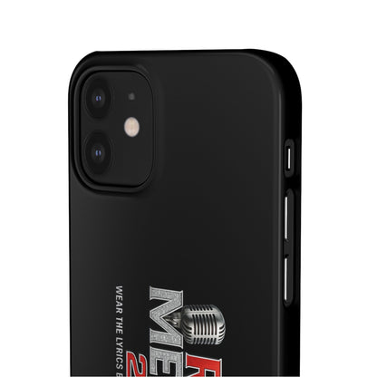 Rap Merch Snap Case for Music Lovers, Hip Hop Phone Cover, Mobile Accessories, Gift for Musicians, Trendy Phone Case
