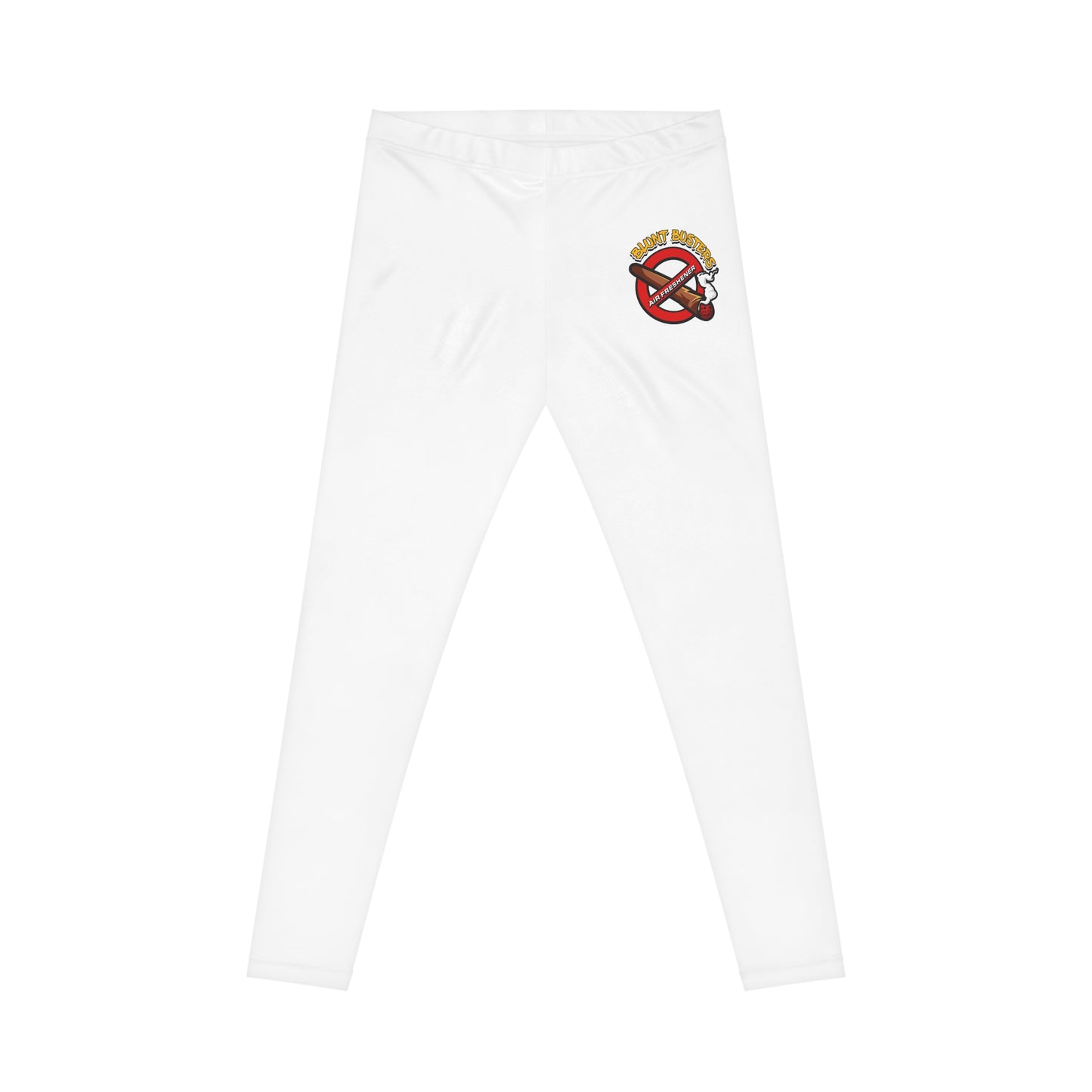 "Ghostbusters-inspired women’s casual leggings, fun activewear for workouts or Halloween.