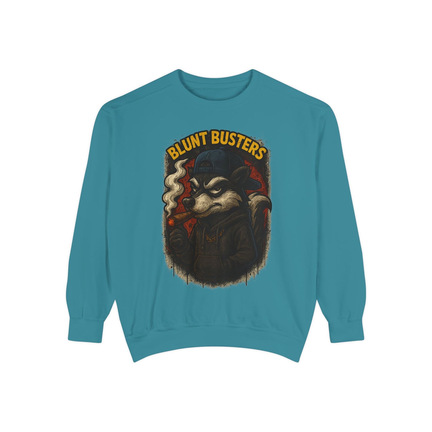 Blunt Busters Unisex Garment-Dyed Sweatshirt - Cozy, Unique Graphic Sweatshirt for Casual Style, Perfect for Gifts, Streetwear, Fall [...]