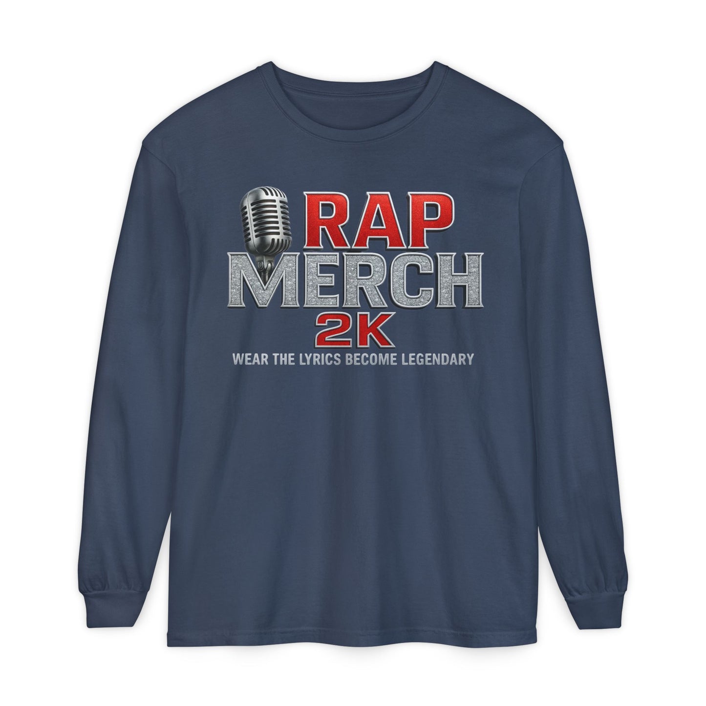 Rap Merch Long Sleeve T-Shirt - Legendary Lyrics Apparel, Music Lover Gift, Unisex Fashion, Casual Wear, Concert Merchandise
