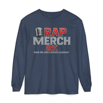 Rap Merch Long Sleeve T-Shirt - Legendary Lyrics Apparel, Music Lover Gift, Unisex Fashion, Casual Wear, Concert Merchandise