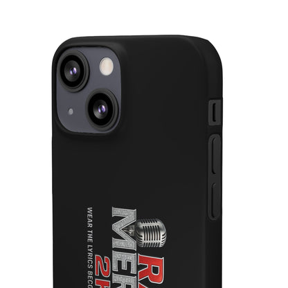 Rap Merch Snap Case for Music Lovers, Hip Hop Phone Cover, Mobile Accessories, Gift for Musicians, Trendy Phone Case