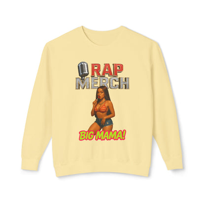 Rap Merch Unisex Lightweight Crewneck Sweatshirt - Big Mama! Perfect for Streetwear Lovers, Music Fans, Gift for Hip Hop Enthusiasts, [...]