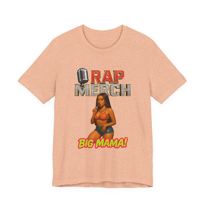 Rap Merch Big Mama Unisex Jersey Tee, Music Fans Shirt, Hip-Hop Apparel, Concert Outfit, Gift for Her