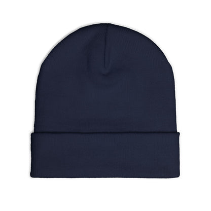 Rap Merch Embroidered Knit Beanie, Hip Hop Accessory, Music Lover Gift, Streetwear Fashion, Winter Warmth, Trendy Headwear