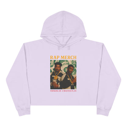 Trendy Hip-Hop Crop Hoodie, Streetwear, Music Lover Gift, Casual Wear, Festival Apparel, Unique Rap Merchandise