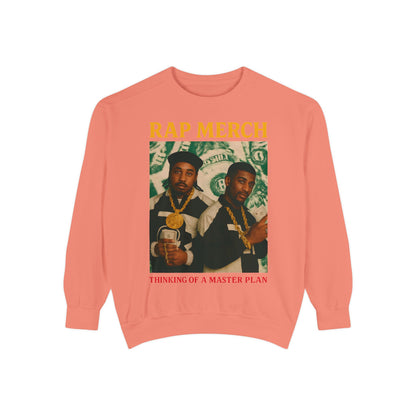 Rap Merch Unisex Garment-Dyed Sweatshirt, Cool Streetwear, Gift for Hip-Hop Fans, Casual Wear, Music Lover's Apparel