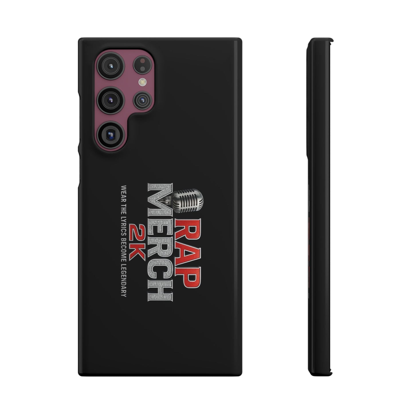 Rap Merch Snap Case for Music Lovers, Hip Hop Phone Cover, Mobile Accessories, Gift for Musicians, Trendy Phone Case